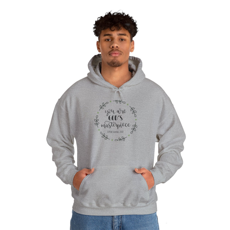 You Are God's Masterpiece Hoodie - Inspirational Unisex Heavy Blend Sweatshirt