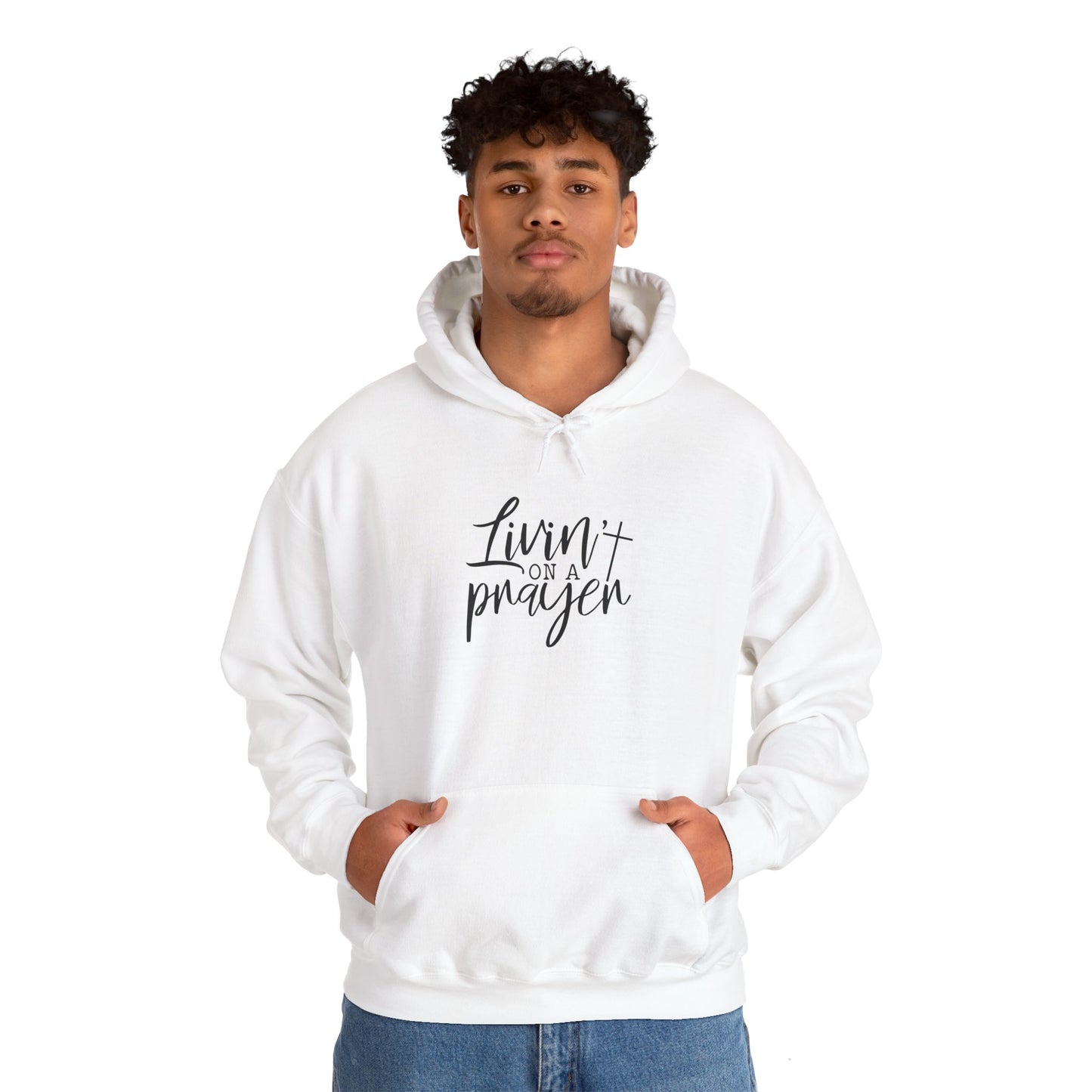 "Livin' on a Prayer" - Unisex Heavy Blend Sweatshirt