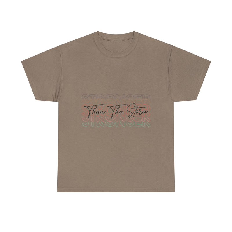 Motivational T-Shirt - 'Stronger Than The Storm' Unisex Tee