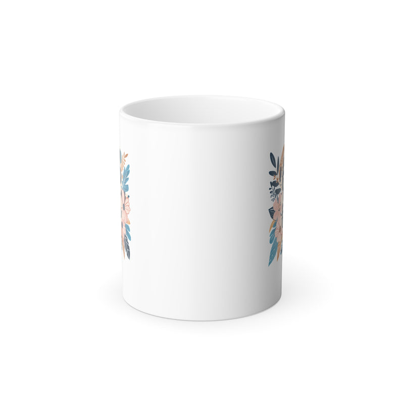 Color Morphing Floral Mug