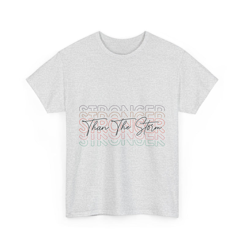 Motivational T-Shirt - 'Stronger Than The Storm' Unisex Tee