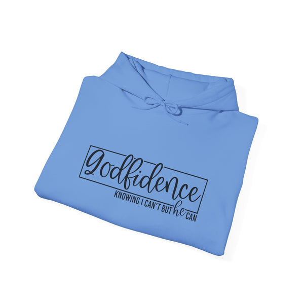 Hooded Sweatshirt - Gonfidence: Knowing I Can't But He Can
