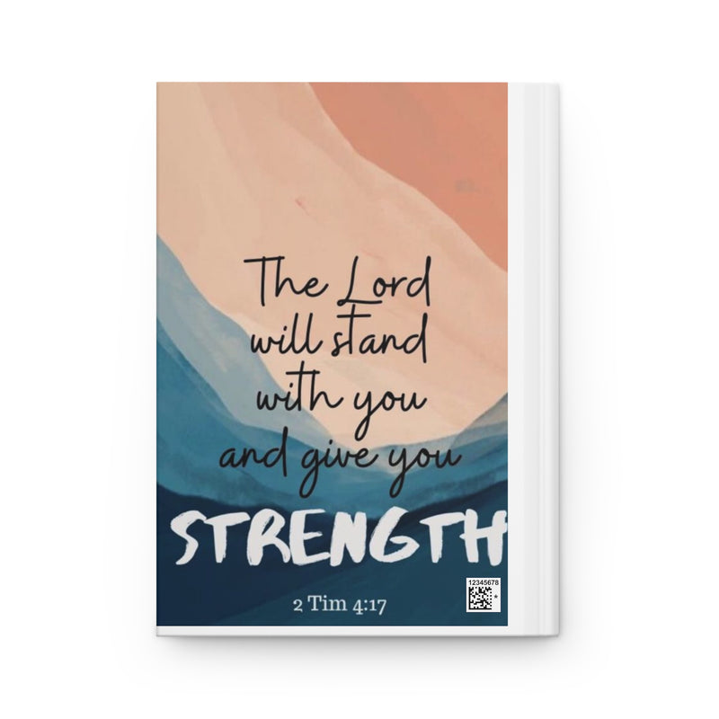 Inspirational Hardcover Journal - Strength in Faith
