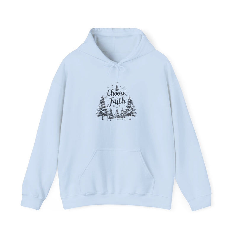 Choose Faith Unisex Heavy Blend Hoodie - Cozy Winter Apparel for Holidays