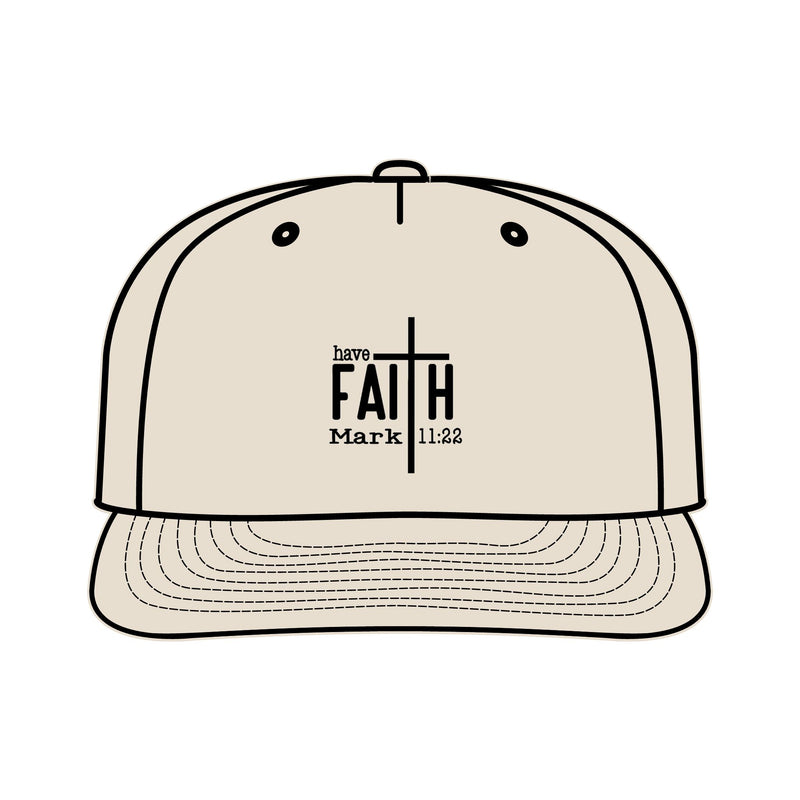 Faith-Inspired Surf Cap | Inspirational Beach Hat with Cross Design