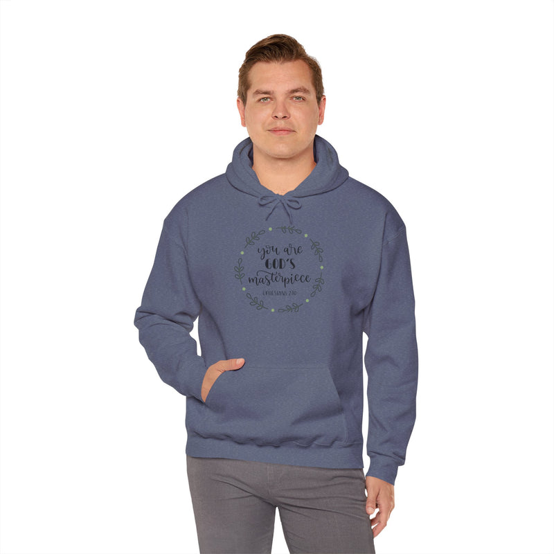 You Are God's Masterpiece Hoodie - Inspirational Unisex Heavy Blend Sweatshirt