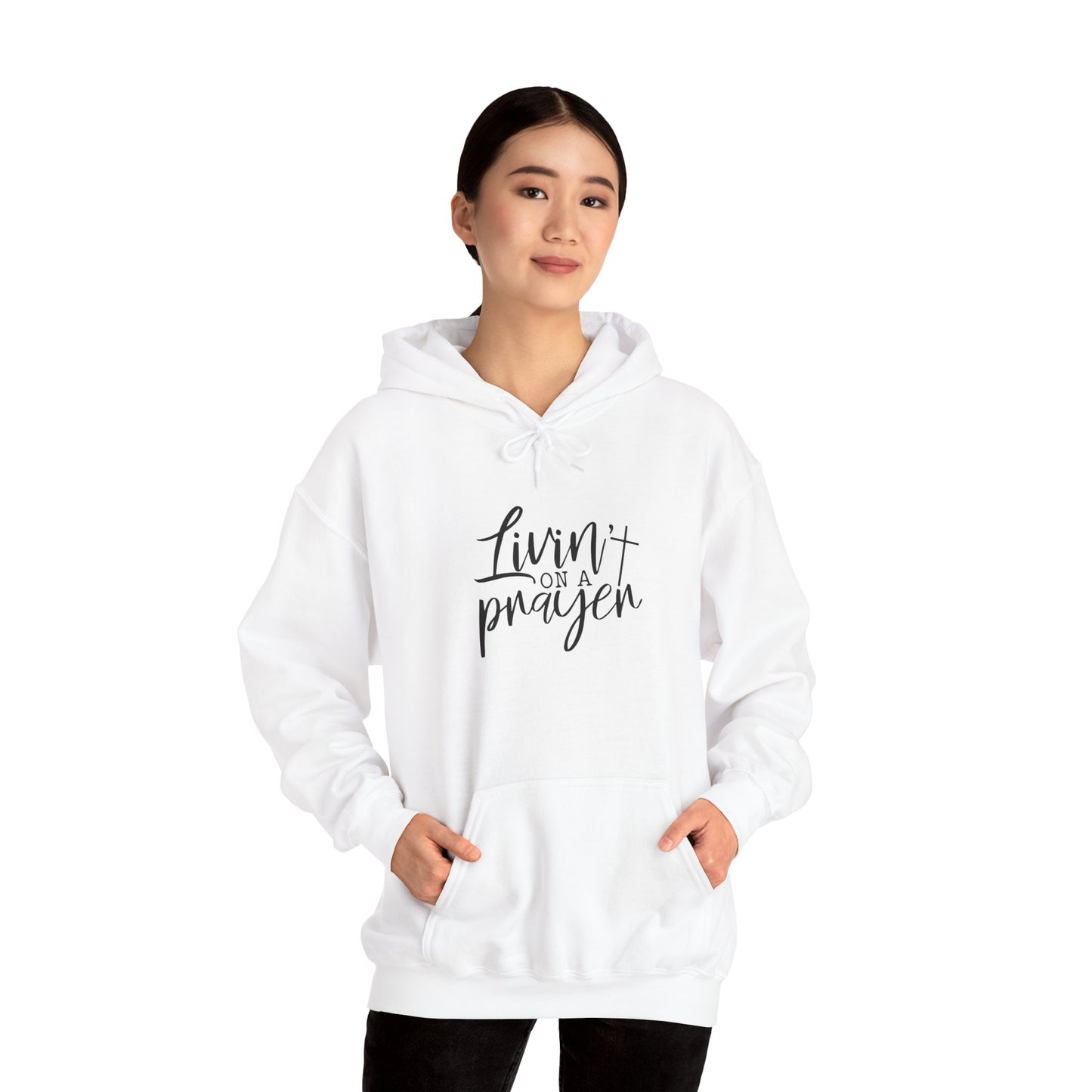 "Livin' on a Prayer" - Unisex Heavy Blend Sweatshirt