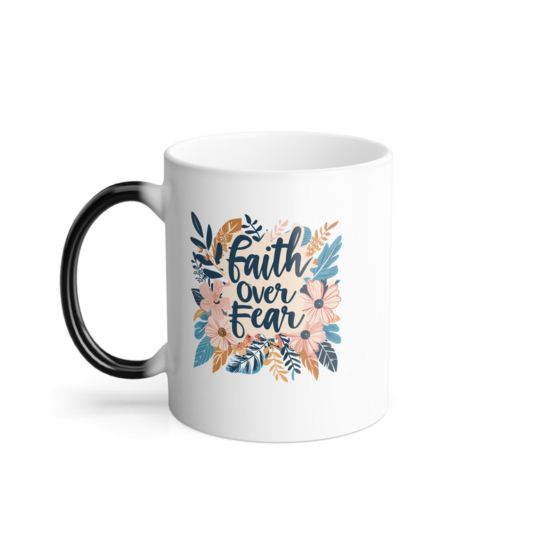 Color Morphing Floral Mug