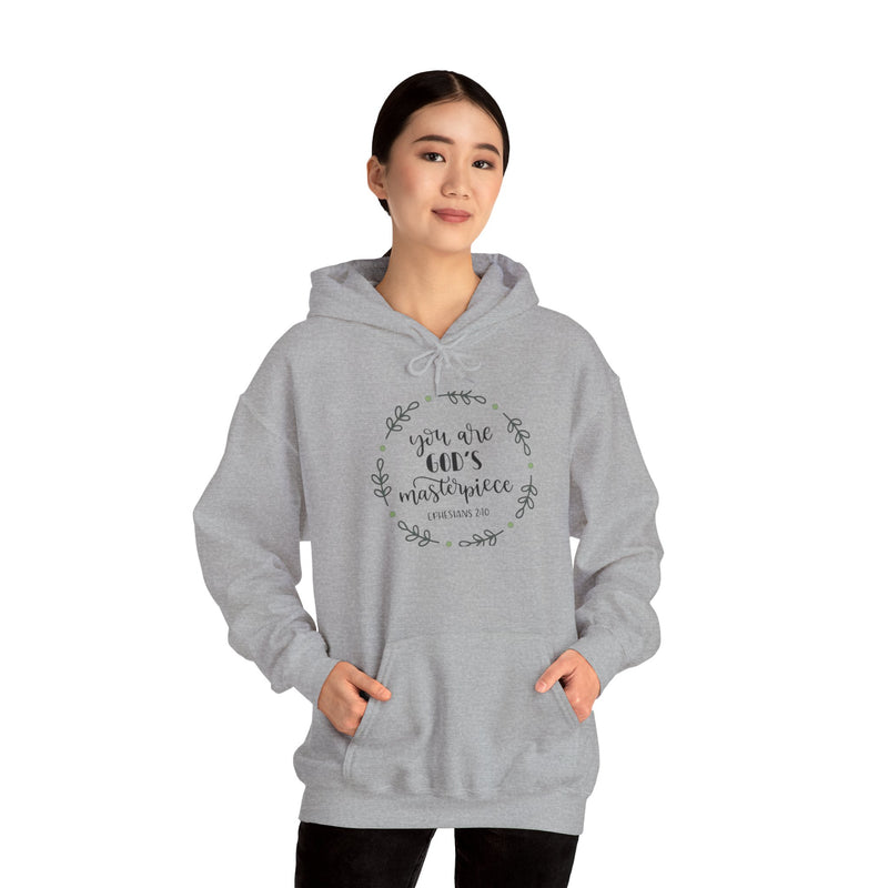 You Are God's Masterpiece Hoodie - Inspirational Unisex Heavy Blend Sweatshirt