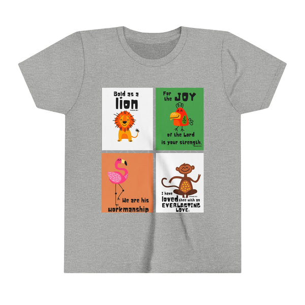Inspire Change Youth Short Sleeve Tee - Motivational Bird Design