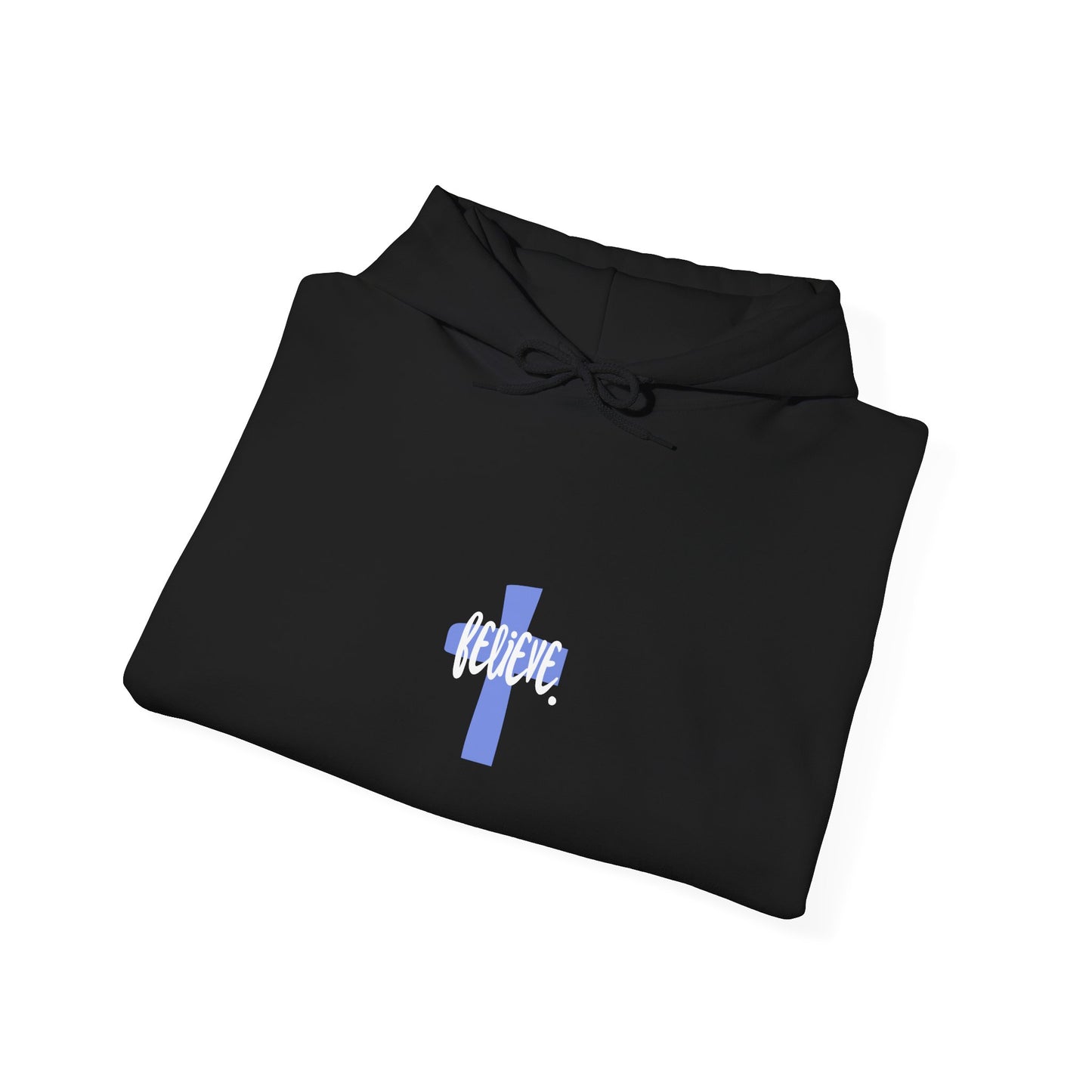 Believe faith cross Unisex Hooded Sweatshirt - Comfortable, Everyday Wear