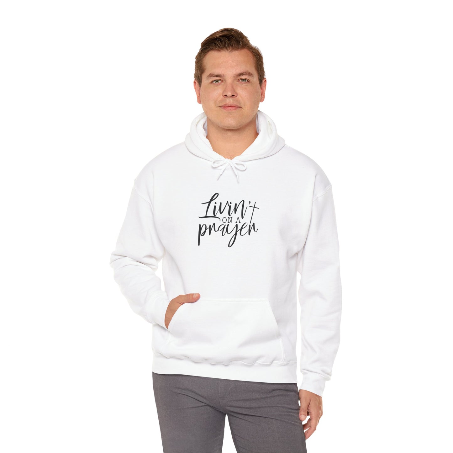 "Livin' on a Prayer" - Unisex Heavy Blend Sweatshirt