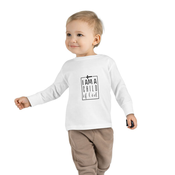 I Am a Child of God Toddler Long Sleeve Tee
