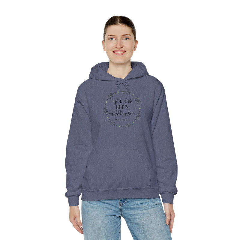 You Are God's Masterpiece Hoodie - Inspirational Unisex Heavy Blend Sweatshirt