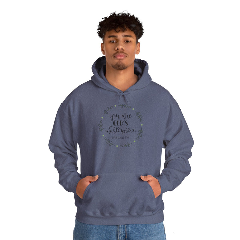 You Are God's Masterpiece Hoodie - Inspirational Unisex Heavy Blend Sweatshirt