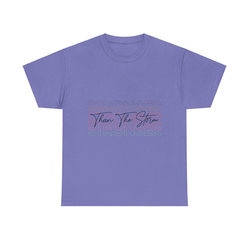 Motivational T-Shirt - 'Stronger Than The Storm' Unisex Tee