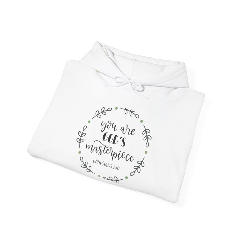 You Are God's Masterpiece Hoodie - Inspirational Unisex Heavy Blend Sweatshirt