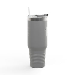 Inspirational Insulated Travel Mug 40oz - Be Strong Brave Fearless Motivation
