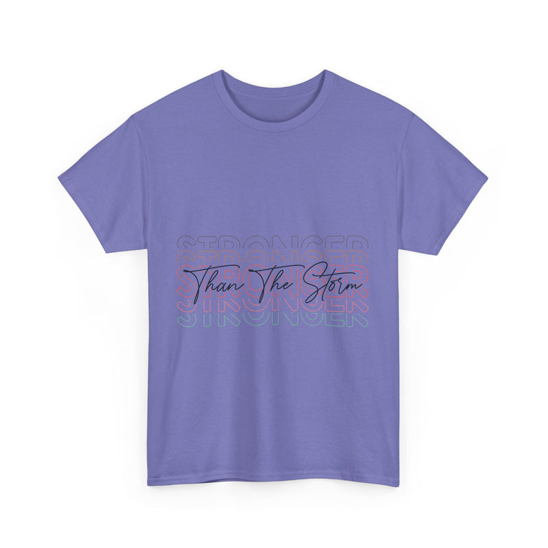 Motivational T-Shirt - 'Stronger Than The Storm' Unisex Tee