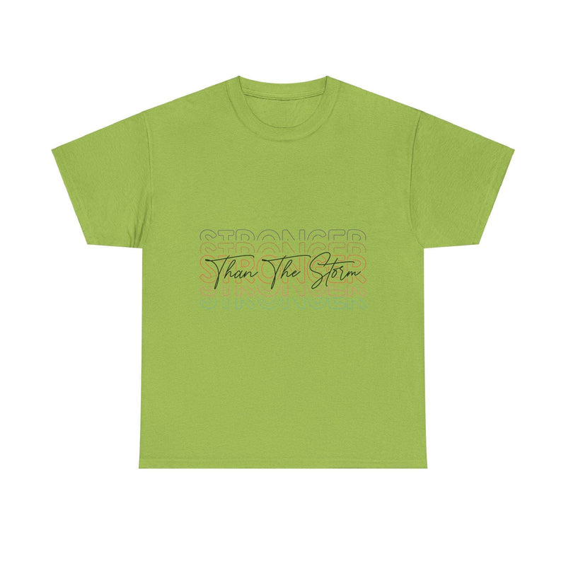 Motivational T-Shirt - 'Stronger Than The Storm' Unisex Tee