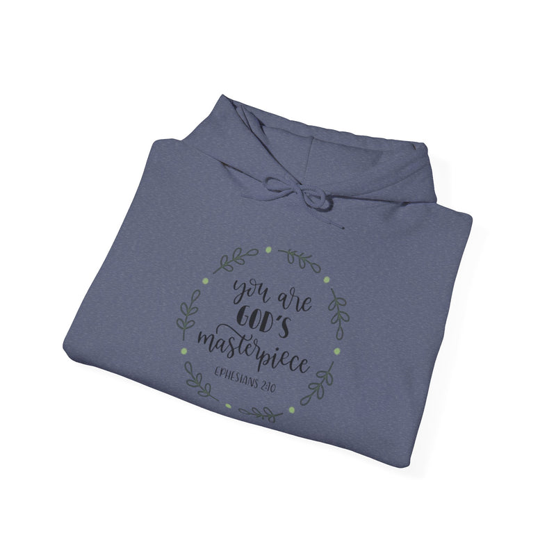 You Are God's Masterpiece Hoodie - Inspirational Unisex Heavy Blend Sweatshirt