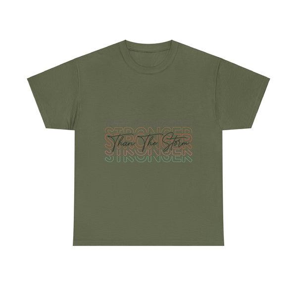 Motivational T-Shirt - 'Stronger Than The Storm' Unisex Tee