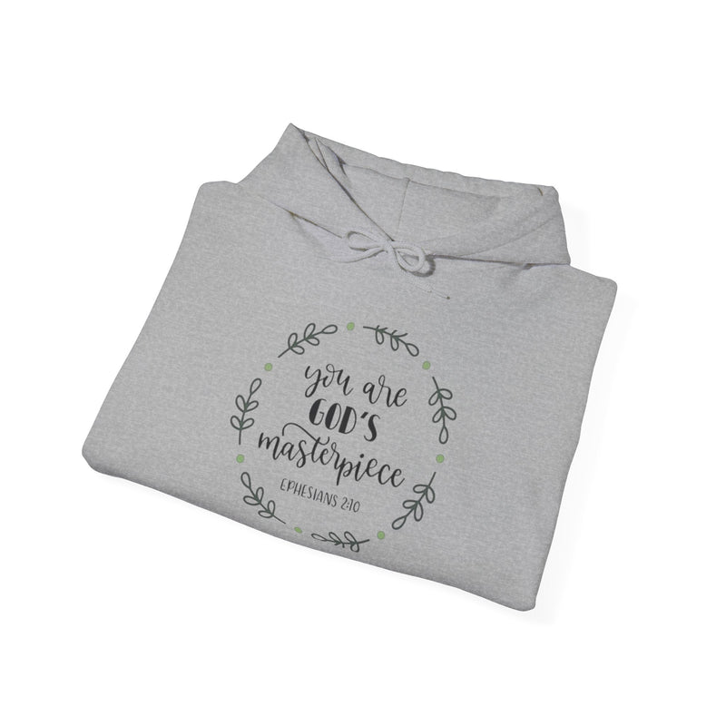 You Are God's Masterpiece Hoodie - Inspirational Unisex Heavy Blend Sweatshirt