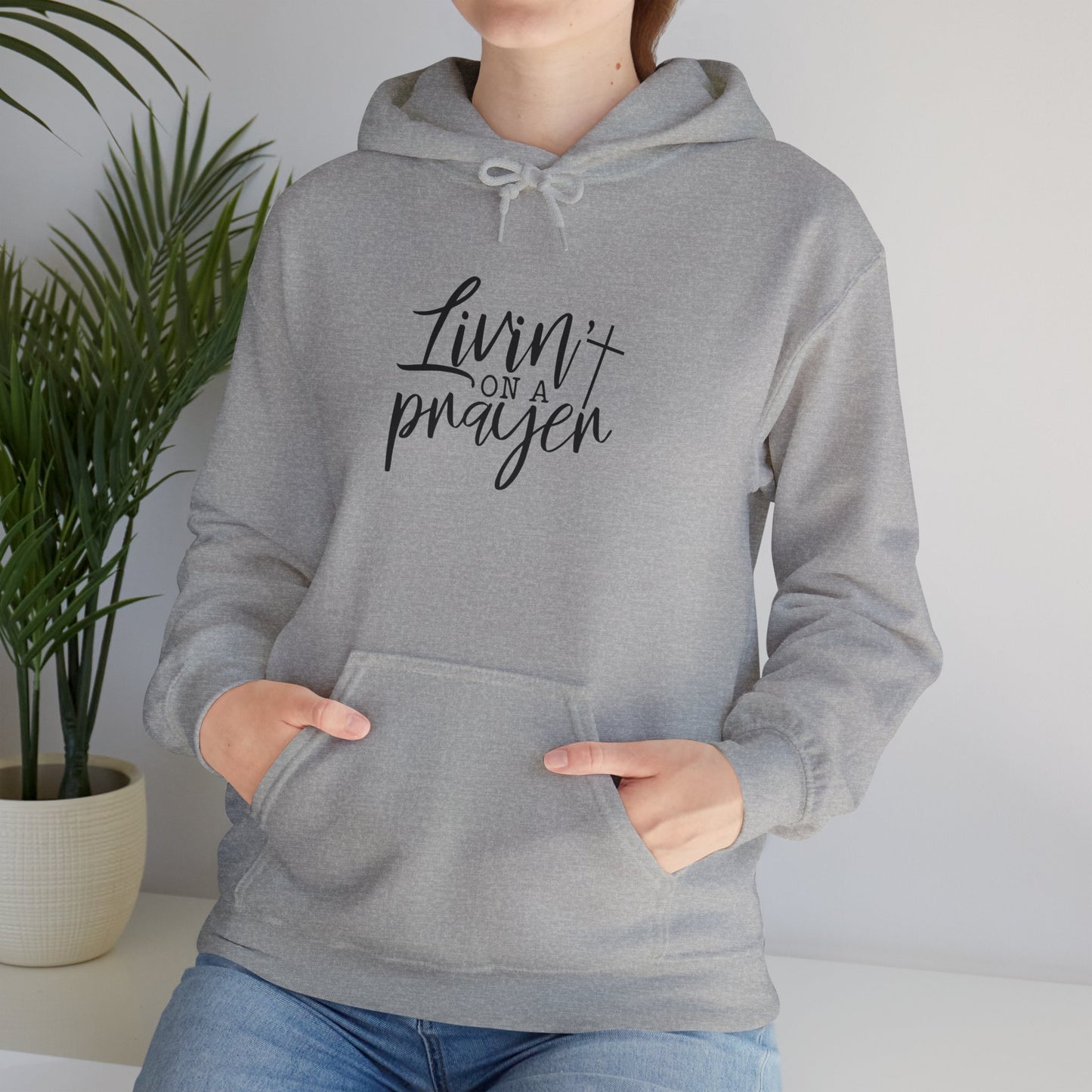 "Livin' on a Prayer" - Unisex Heavy Blend Sweatshirt