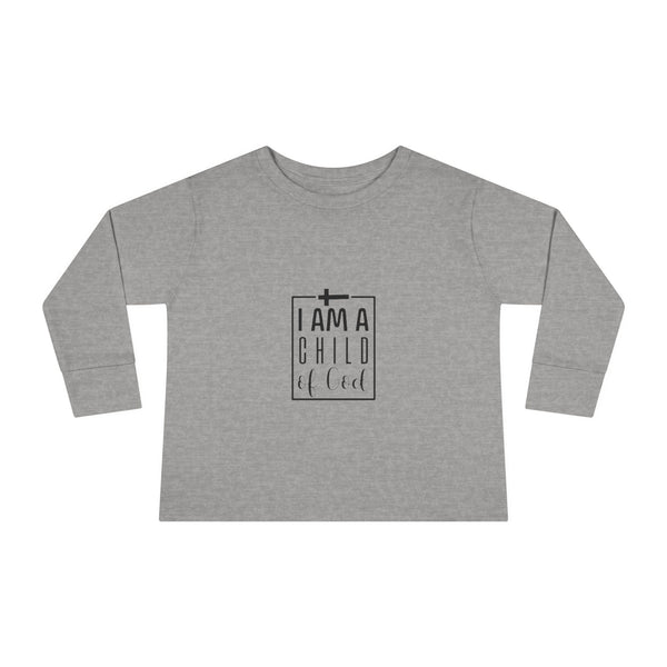 I Am a Child of God Toddler Long Sleeve Tee