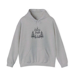 Choose Faith Unisex Heavy Blend Hoodie - Cozy Winter Apparel for Holidays
