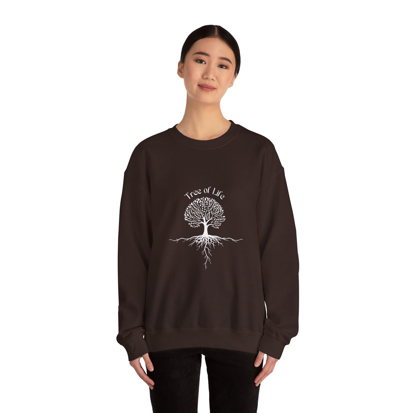 cozy crewneck sweatshirt - Tree of Life