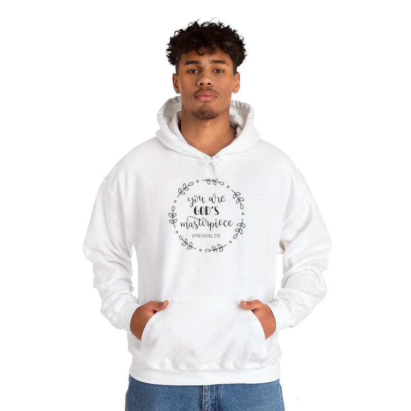 You Are God's Masterpiece Hoodie - Inspirational Unisex Heavy Blend Sweatshirt