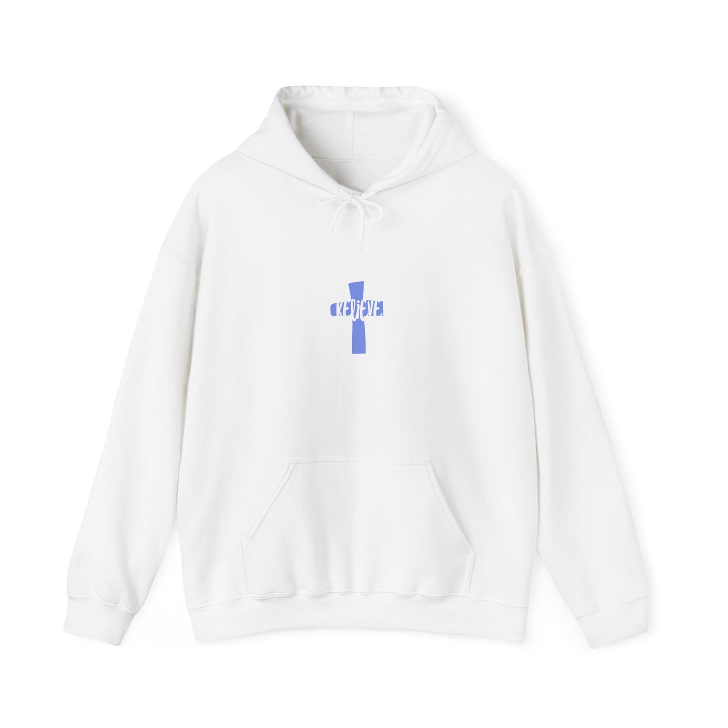 Believe faith cross Unisex Hooded Sweatshirt - Comfortable, Everyday Wear