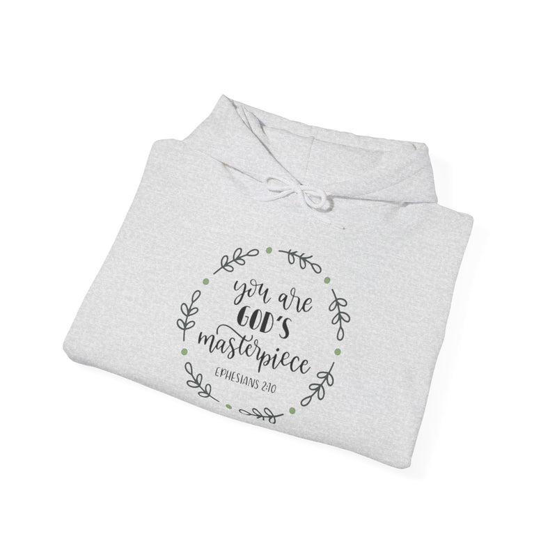 You Are God's Masterpiece Hoodie - Inspirational Unisex Heavy Blend Sweatshirt
