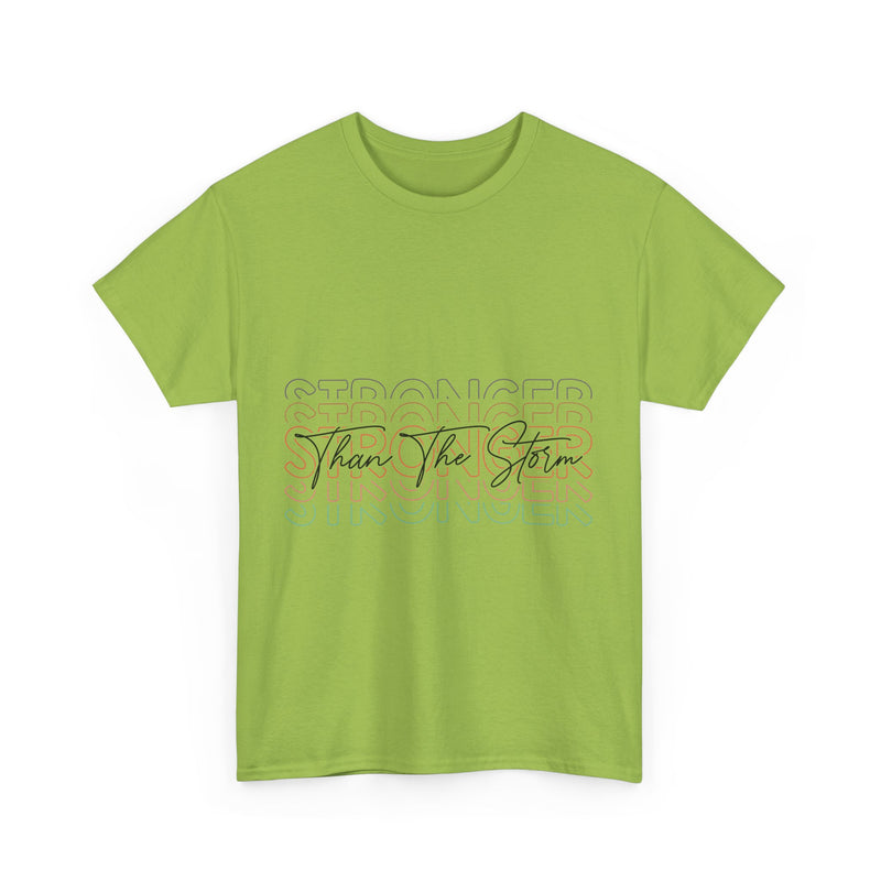 Motivational T-Shirt - 'Stronger Than The Storm' Unisex Tee