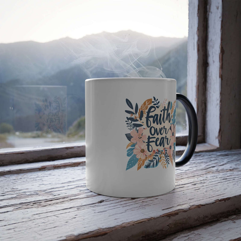 Color Morphing Floral Mug