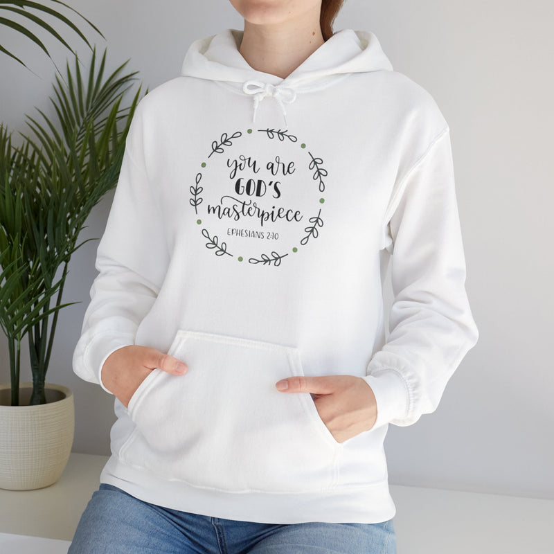 You Are God's Masterpiece Hoodie - Inspirational Unisex Heavy Blend Sweatshirt